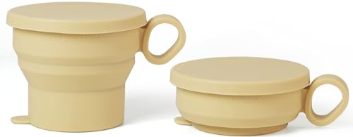6 oz 2 pack Mini Silicone Collapsible Travel Cup (2 Count)
