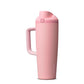 FreeSip Tumbler Stainless Steel Water Bottle 30 oz Rose Quartz