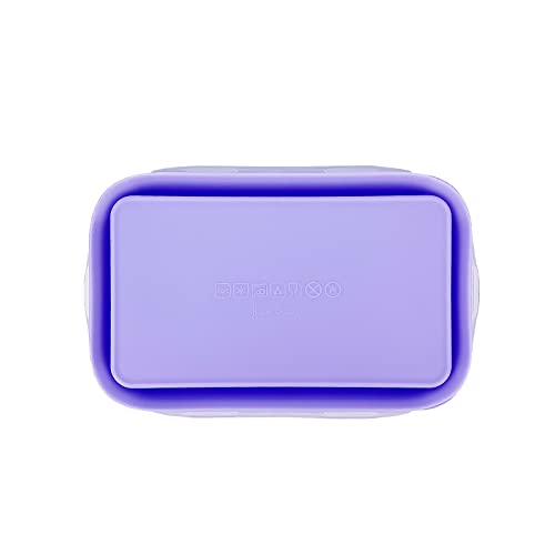 Purple Collapsible Sandwich Container