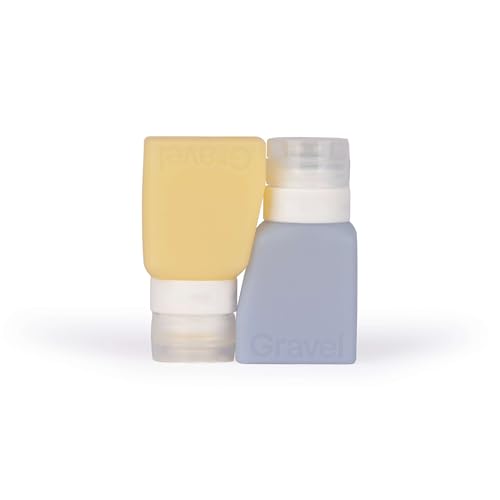 Silicone Travel Bottles for Toiletries 3oz (2 Count)