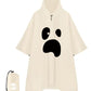 Adult Rain Poncho Waterproof Hooded Raincoat Lightweight Packable
