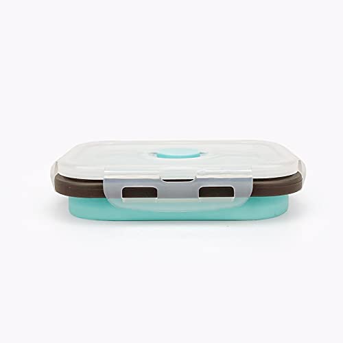 3piece Collapsible Food Storage Containers with Lids (3 Count)