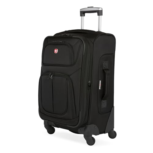 Sion Softside Expandable Spinner Luggage Durable Lightweight Travel Suitcase