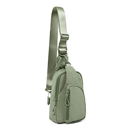 Sling Bag with Adjustable Straps Crossbody Chest Bag Lightweight Small Backpack for Casual Outdoor Traveling Hiking