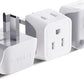 2 in 1 UK Adapters for Travel (3 Count)