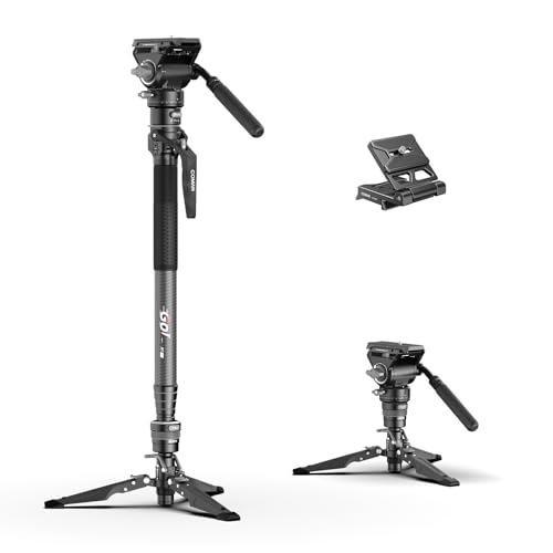 One Click Lifting Carbon Fiber Monopod