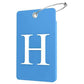 2 Pack Initial Luggage Tags for Suitcases Airplane Travel Essentials (2 Count)
