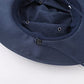 UPF50+ Mens Sun Hat Wide Brim Sun Protection Hat Summer Fishing Hat Navy Blue