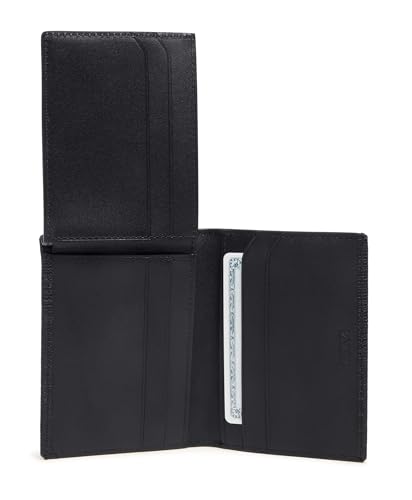 Mens L Fold Black Embossed One Size