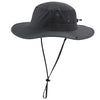 UPF50+ Mens Sun Hat Wide Brim Bucket Hat Womens UV Protection Sunshade Beach Hat Light Weight Cowboy Fishing Hat Dark Grey