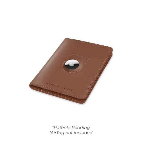 Passport with AirTag Holder Wallet