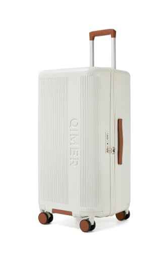 26 Inch Checked Luggage with Cup Holder
