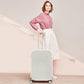 26 Inch Large Checked Luggage PC Hardshell Suitcases with Wheels for Travel Woman Men