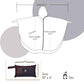 Adults Rain Poncho Waterproof Raincoat Women Gradient Hood with Pocket