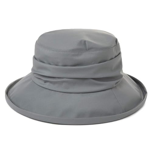 Women's Waterproof UPF 50+ Wide Brim Packable Rain Hat