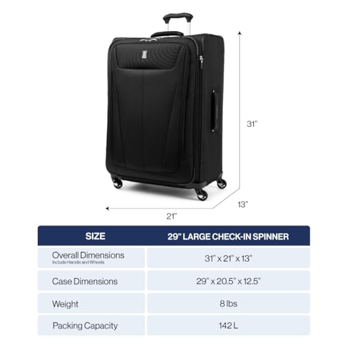 Maxlite 5 Softside Checked Luggage Spinner