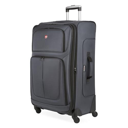 Sion Softside Expandable Spinner Luggage Durable Lightweight Travel Suitcase