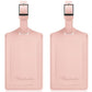 2 Pack Luggage Tags for Suitcases Airplane Travel Essentials (2 Count)