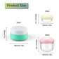 Travel Jars for Creams 9PCS Travel Size Containers for Toiletries Cream Jars Refillable Leak (9 Count)
