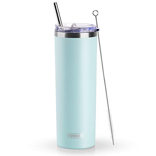 20 oz Stainless Steel Skinny Tumbler Double Wall Insulated Slim Water Tumbler Cup for Coffee