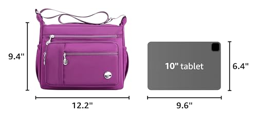 Women Shoulder Handbag Roomy Multiple Pockets Bag Ladies Crossbody Purse Fashion Tote Top Handle Satchel