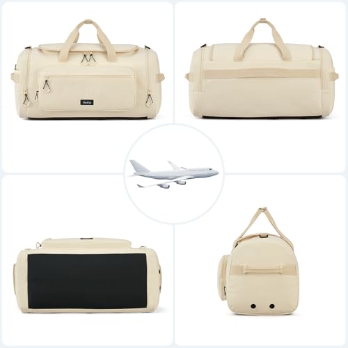 24 Inch Medium Travel Duffle Bag with Shoe Compartment