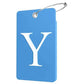 2 Pack Initial Luggage Tags for Suitcases Airplane Travel Essentials (2 Count)