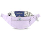 Purple Crossbody Fanny Pack for Women Trendy Belt Bag for Theme Park