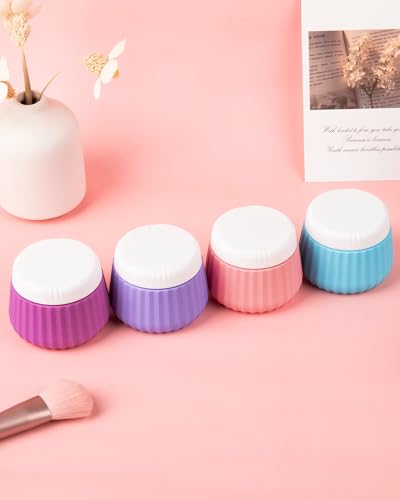4 Pack Travel Size Silicone Jars (4 Count)