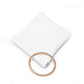 White PU Leather Squeeze Jewelry Travel Pouch Multi