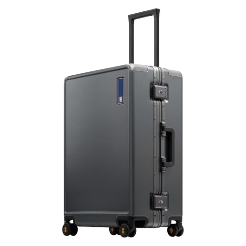 Zipperless Checked Luggage with Aluminum Frame