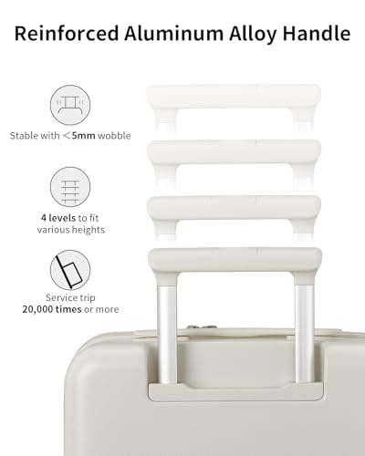 Expandable Top Open Luggage Sets 2 Piece with Spinner Wheel (2 Count)
