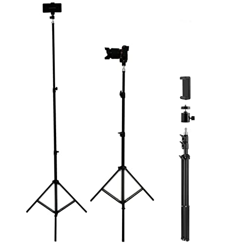 Up to 82.6 Inch Tall Tripod for Cell Phone and Lightweight Camera