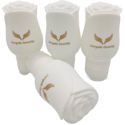 Silicone Travel Bottles for Toiletries (4 Count)