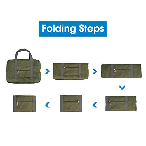 For United Airlines Foldable Carry on Bag 22x14x9 Travel Duffel Bag Packable luggage Duffle for Women and Men 40L