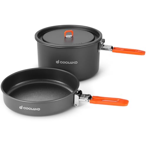 15pcs Camping Cookware Mess Kit