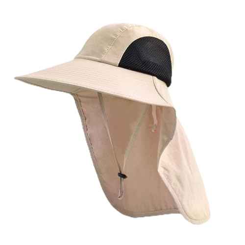 Sun Hat for Men Women with Neck Flap