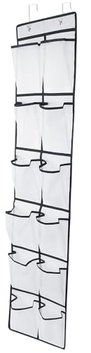 12 Large Pockets Over Door Hanging Shoe Organizer
