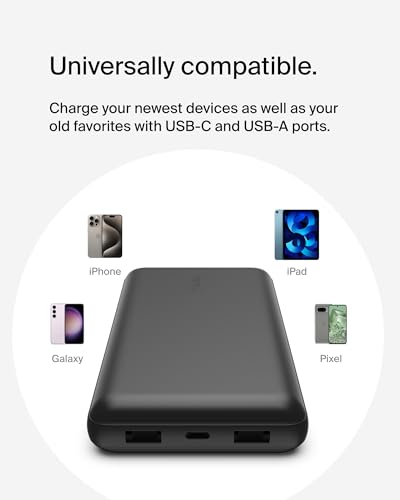 20000mAh 15W 3 Port Power Bank