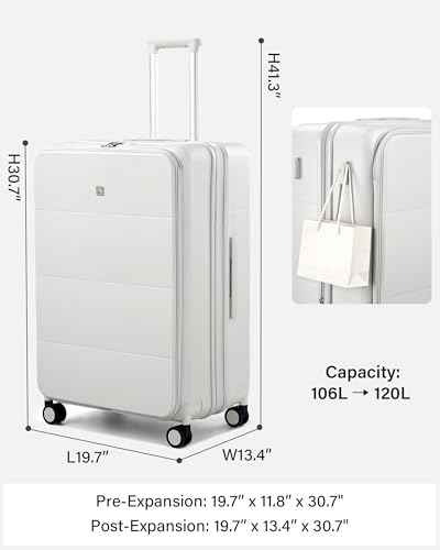 Expandable Large Checked Luggage