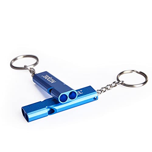 Emergency Whistles Lifeguard Safety Whistle with Lanyard and Keychain for Outdoor Camping Hiking Boating Hunting Fishing Kayak Kids Rescue Signaling Loud Survival Whistle