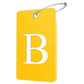 2 Pack Initial Luggage Tags for Suitcases Airplane Travel Essentials (2 Count)