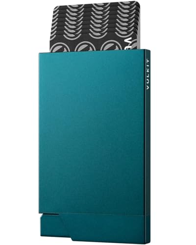 Pop up Card Holder Minimalist Credit Card Holder RFID Blocking Slim Metal Card Case for Men or Women