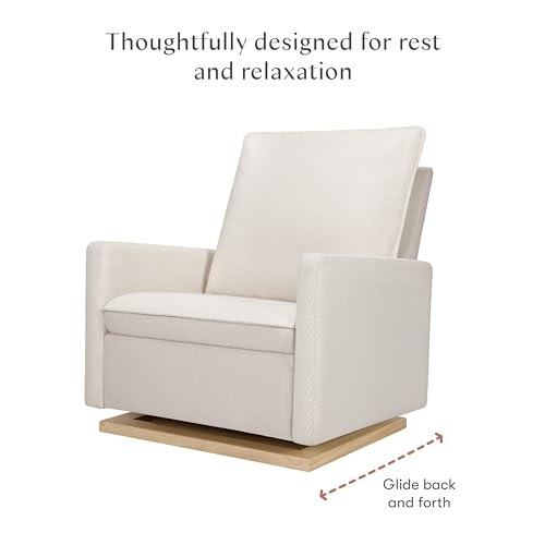 Cali Pillowback Chair and a Half Glider in Performance Cream Eco