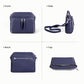 Genuine Leather Crossbody Bags for Women Travel Wallet Purse Navy