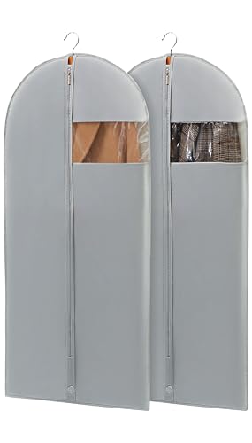 50" Garment Bags for Hanging Clothes (2 Count)