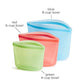 Premium Reusable Silicone Bags and Lunch Bag (3 Count)