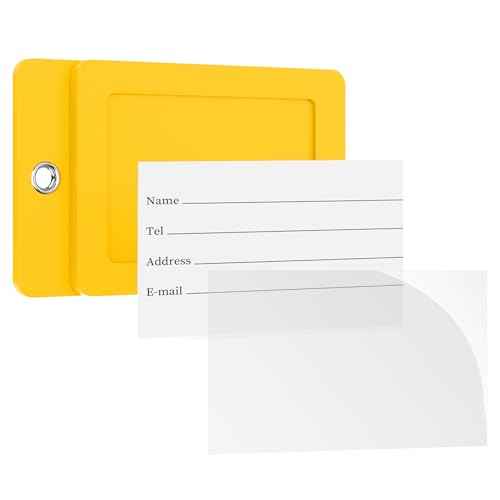 2 Pack Initial Luggage Tags for Suitcases Airplane Travel Essentials (2 Count)