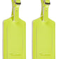 4 Pack Leather Luggage Tags for Suitcases Travel Labels (4 Count)