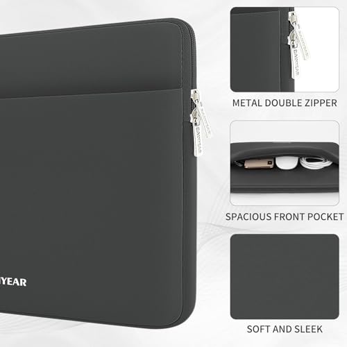 RAINYEAR Laptop Sleeve Case 15.6 Inch